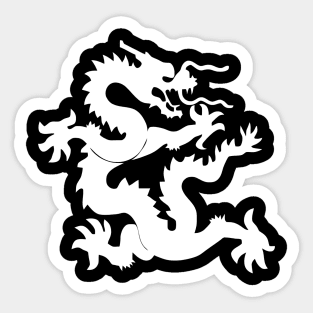 Kung Fu Dragon Sticker